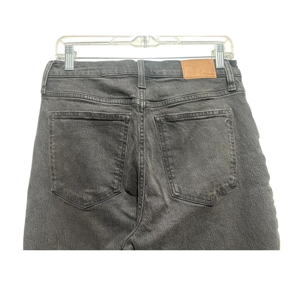 Madewell Perfect Vintage Straight Jeans Womens 28 Black High Rise Classic Casual - Picture 9 of 15